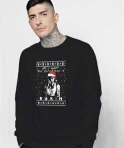 Rakim Rapper Ugly Christmas Sweatshirt