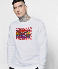 Rebel Pride Flag Censored Sweatshirt