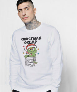 Retro Sesame Street Oscar Christmas Grump Sweatshirt