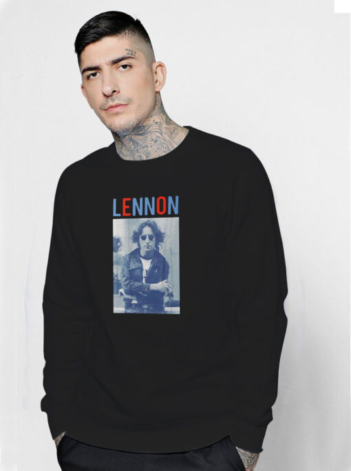 Rhesus Macaque John Lennon The Beatles Vintage Sweatshirt