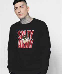 Salty Cracker Merch Big Salty Army Classic Sweatshirt