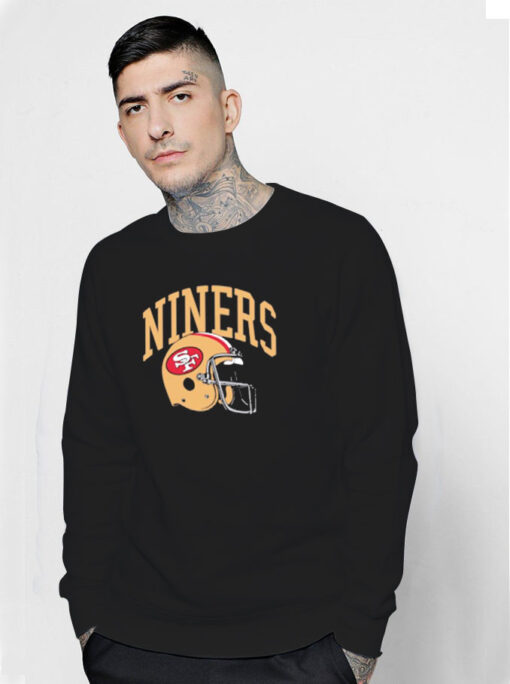 San Francisco 49ers Niners Helmet Retro Sweatshirt