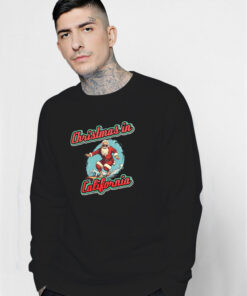 Santa California Christmas Sweatshirt