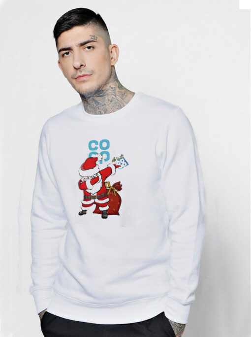 Santa Claus Dabbing Christmas Co Op Sweatshirt