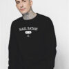 Satanic Est 666 Hail Satan Sweatshirt