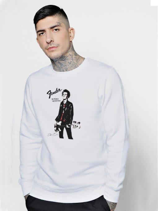 Sex Pistols Sid Vicious Fender Signature Bass Sweatshirt