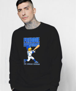 Simpson Los Angeles Dodgers Freddie Freeman Sweatshirt