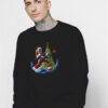 Skelly Claus Death Metal Christmas Sweatshirt