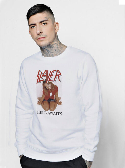 Slayer Hell Awaits Britney Spears Sweatshirt