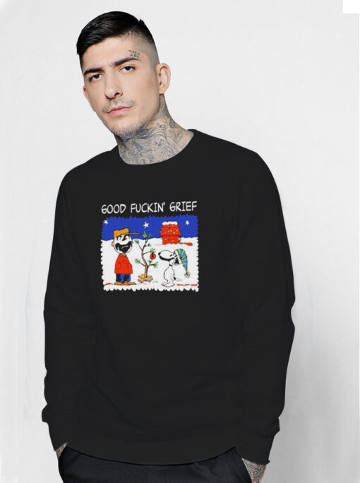 Snoopy And Charlie Brown Insane Clown Sweatshirt