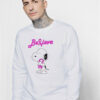 Snoopy Breast Cancer Pink Awareness Sweatshirt