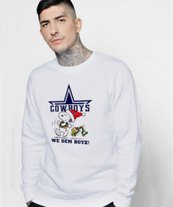 Snoopy Christmas Cowboys We Dem Boyz Sweatshirt