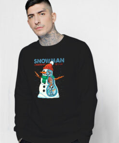 Snowman Anatomy Xmas Sweatshirt