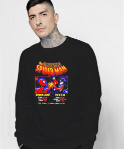 Spider Man vs Venom The Amazing Spider Man Sweatshirt