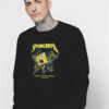 Spongebob Squarepants Heavy Metal Rock Graphic Sweatshirt