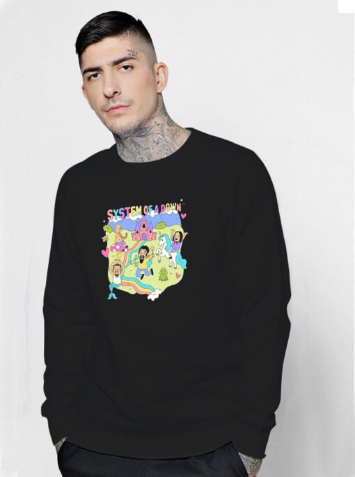 System Of A Down Cute Cartoon Sweatshirt