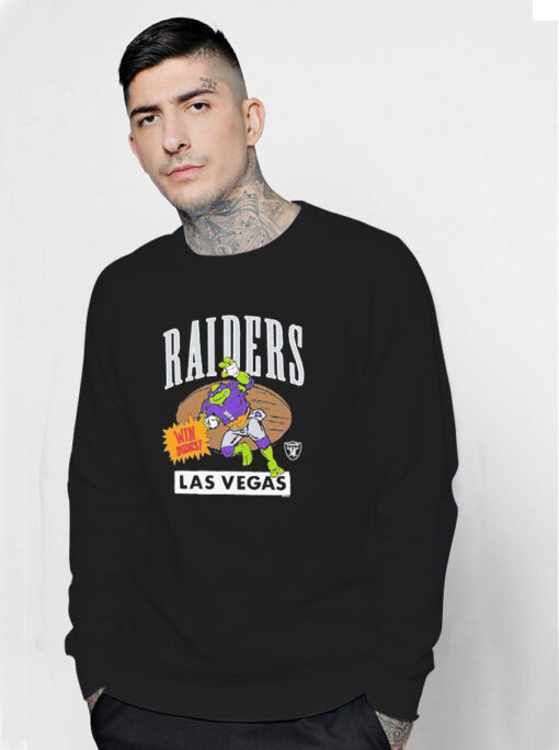 TMNT Donatello x Las Vegas Raiders Sweatshirt