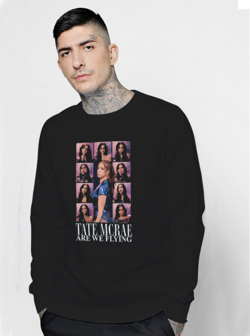 Tate Mcrae Are We Flying Tour Merch Sweatshirt