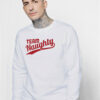 Team Naughty Christmas Sweatshirt