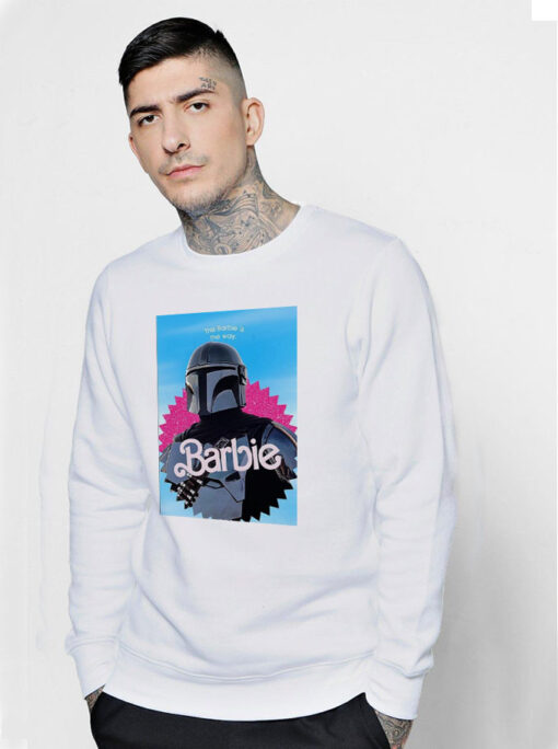 The Mandalorian Funny Barbie Collab With Star Wars Sweatshirt