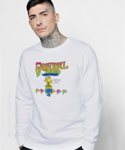 The Simpsons Grateful Dead Head And Proud Sweatshirt