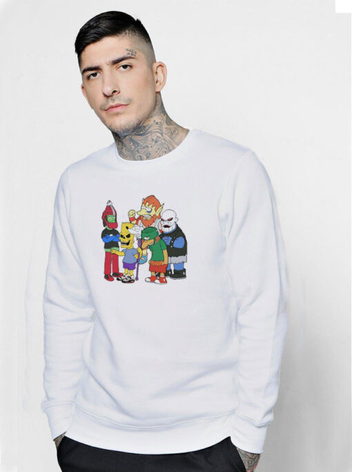 The Simpsons Masters Of The Universe Mashup Sweatshirt