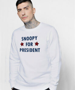 The Simpsons Snoopy For President Sweatshirt