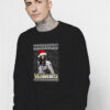 The Walking Dead Michonne Santa Hat Christmas Sweatshirt