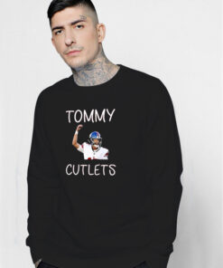 Tommy Cutlets Devito Giants Pinched Fingers Sweatshirt