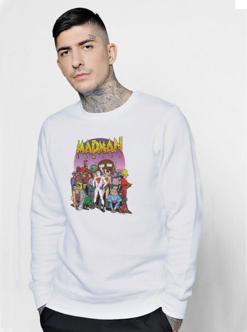 Vintage 1994 Madman Comics Mike Allred Characters Sweatshirt