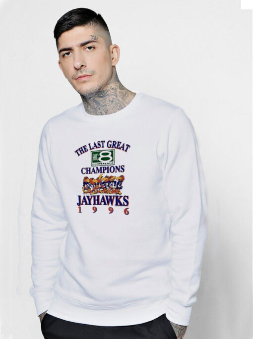 Vintage 1996 Kansas City Jayhawks NCAA Basketball Sweatshirt