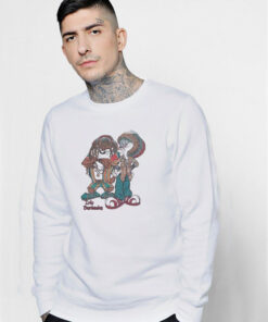 Vintage 90s Bugs Bunny And Taz Devil Reggae Sweatshirt