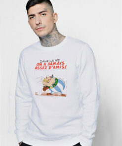 Vintage Asterix & Obelix On A Jamais Assez D'amis Sweatshirt