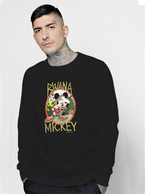 Vintage Disney Bwana Mickey Mouse Sweatshirt