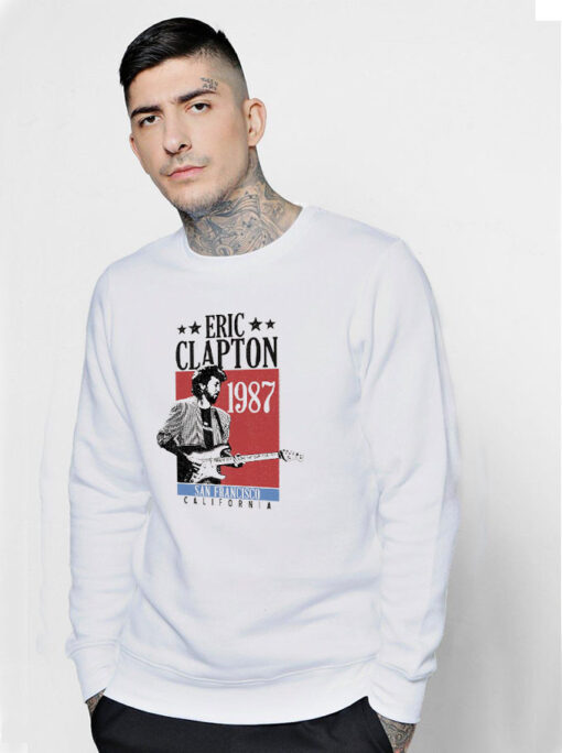 Vintage Eric Clapton San Francisco California Sweatshirt