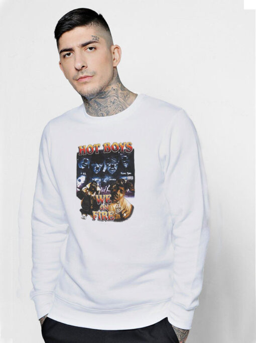 Vintage Hot Boys We On Fire Guerrilla Warfare Sweatshirt