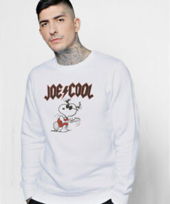 Vintage Parody Band Joe Cool Snoopy Sweatshirt