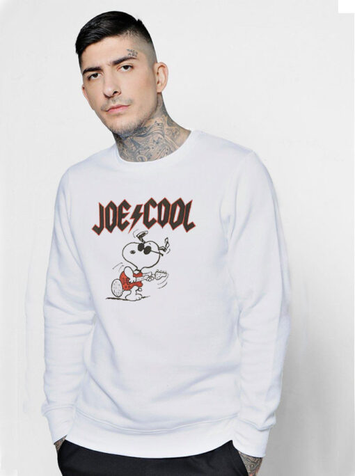 Vintage Parody Band Joe Cool Snoopy Sweatshirt