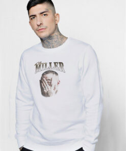 Vintage Portrait Mac Miller Face Sweatshirt