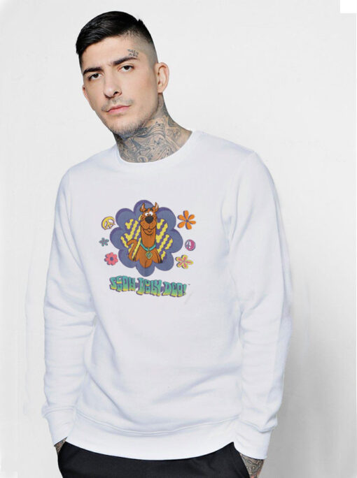 Vintage Scooby Doo Peace And Love Sweatshirt