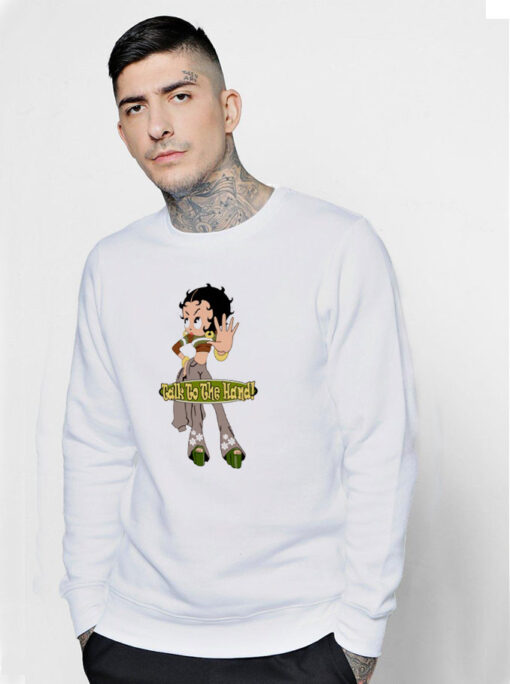 Vintage Talk to the Hand Betty Boop Sweatshirt