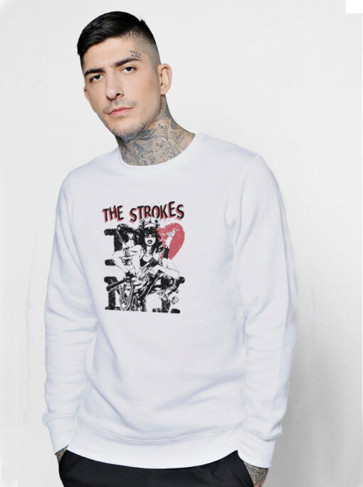 Vintage The Strokes I love New York Sweatshirt