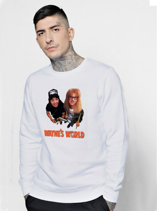 Vintage Wayne's World 90's Comedy Retro Movie Funny Sweatshirt