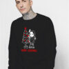 Wednesday Addams And Thing Merry Creepmas Sweatshirt