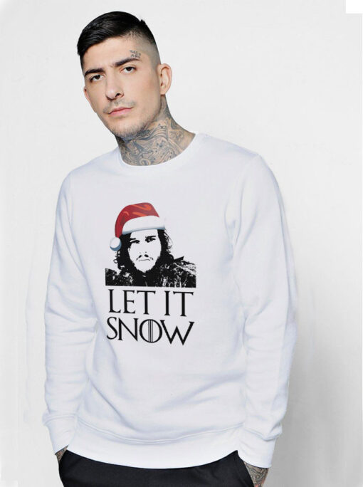 Xmas Let it Snow Funny Christmas Sweatshirt