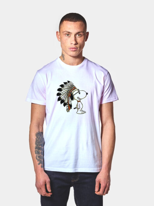 Snoopy Indian Peanuts T Shirt