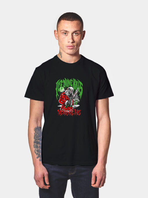 Ice Nine Kills Merry Axe Mas Band T Shirt