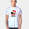 Mrs Claus Santa Melanin Christmas Black Peeking Claus T Shirt